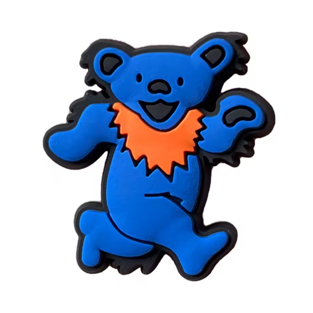 Colorful Grateful Dead Set of 10 Random Croc  Charms FREE Bear Patch w/purchase - Picture 12 of 15